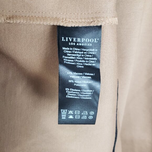 Liverpool Boyfriend Blazer With Princess Dart Maple Brown Open Front Ponte 2X - Picture 7 of 9